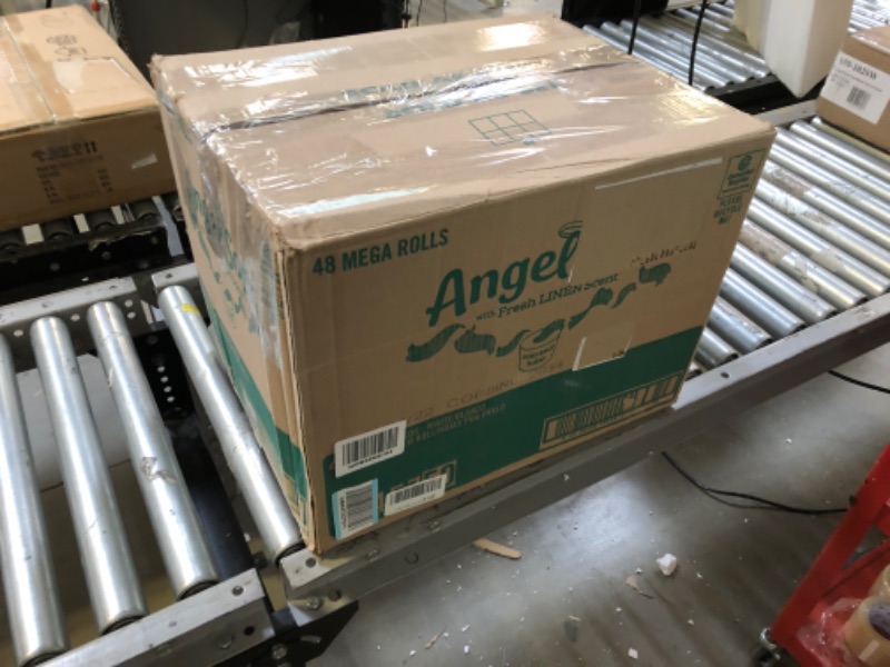 Photo 2 of Angel Soft Toilet Paper, 48 Mega Rolls = 192 Regular Rolls, 2-Ply Bath Tissue---COUNT 4 PACKS 
