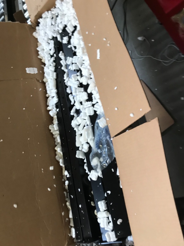 Photo 1 of Muzata 4Pack Cable Railing Post Black Square Weldless Flat top 42''x2''x2'' Stainless Steel Pre-Drilled Wood Concrete Top Mount Deck PS02 BH4L, PT1 PT3 PT6 level drilled - 4pack---FACTORY SEALED 