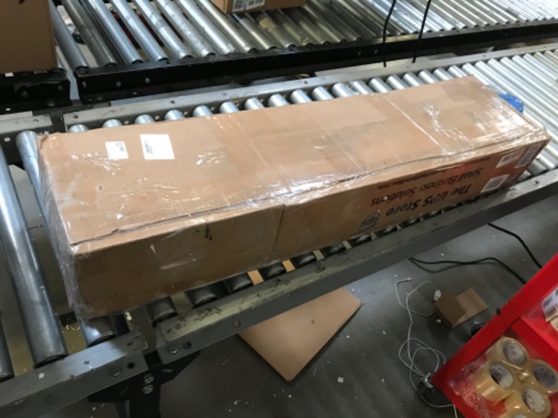 Photo 1 of Muzata 4Pack Cable Railing Post Black Square Weldless Flat top 42''x2''x2'' Stainless Steel Pre-Drilled Wood Concrete Top Mount Deck PS02 BH4L, PT1 PT3 PT6 level drilled - 4pack---FACTORY SEALED 