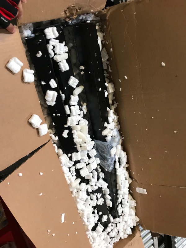 Photo 1 of Muzata 4Pack Cable Railing Post Black Square Weldless Flat top 42''x2''x2'' Stainless Steel Pre-Drilled Wood Concrete Top Mount Deck PS02 BH4L, PT1 PT3 PT6 level drilled - 4pack---FACTORY SEALED 