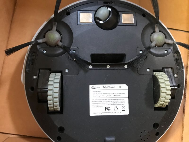 Photo 1 of LIGHT 'N' EASY Robot Vacuum Cleaner A5 Robot Cleaner with Extra-Large dust Collection Box,Self Emptying,Self-Charging,Good for Pet Hair, Hard Floor,Carpet
