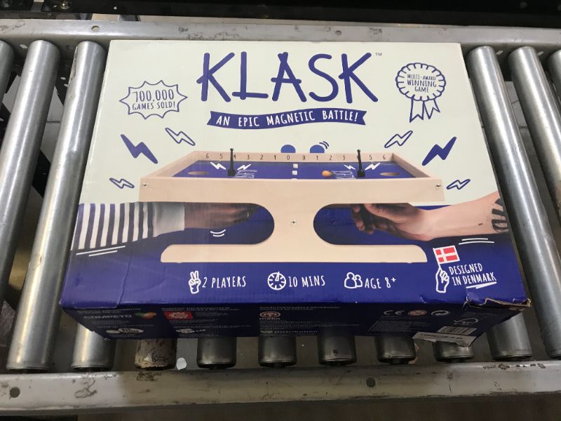 Photo 4 of KLASK: The Magnetic Award-Winning Party Game of Skill - for Kids and Adults of All Ages That’s Half Foosball, Half Air Hockey Original