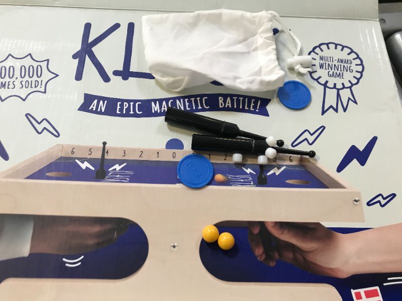 Photo 3 of KLASK: The Magnetic Award-Winning Party Game of Skill - for Kids and Adults of All Ages That’s Half Foosball, Half Air Hockey Original