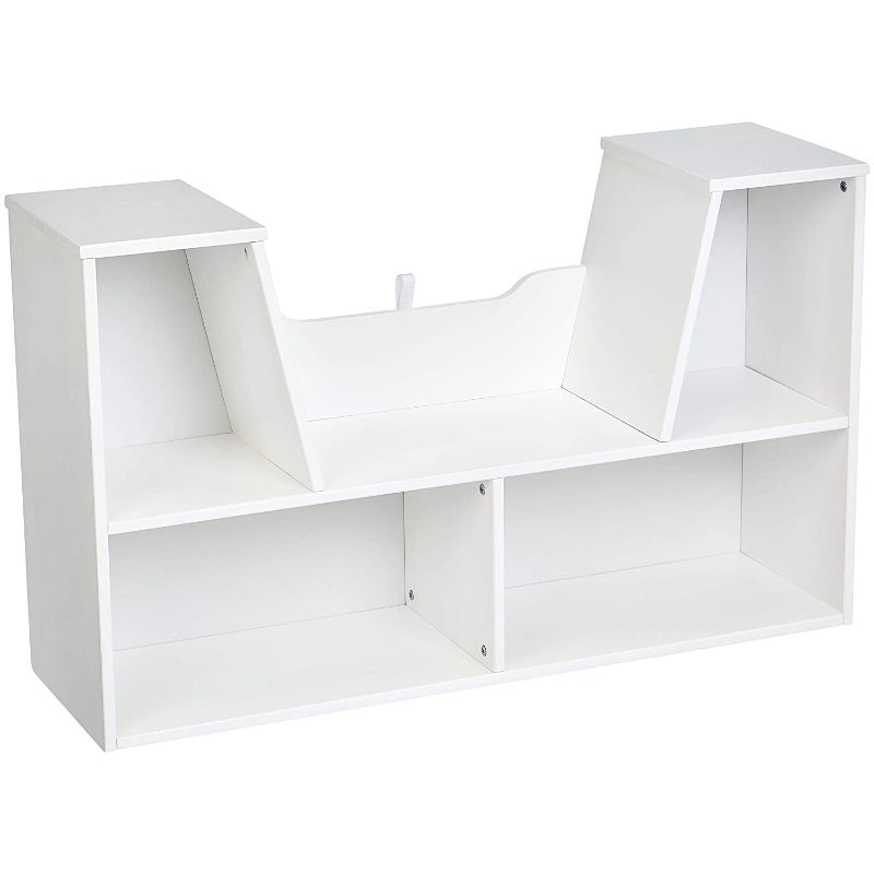 Photo 1 of Amazon Basics Kids Bookcase with Reading Nook and Storage Shelves - White
