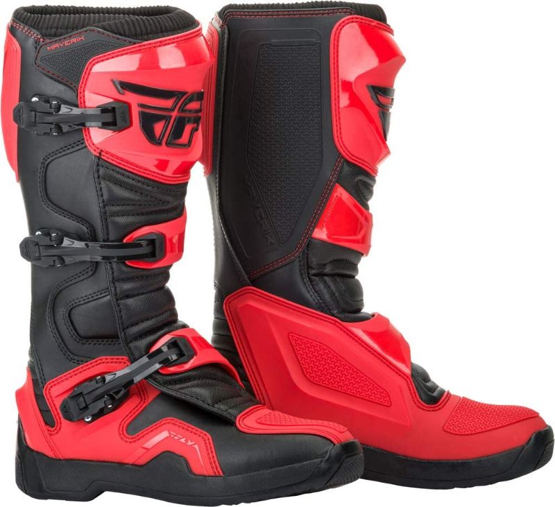 Photo 1 of Fly Racing Adult Maverik Boot (Red/Black, 13)
