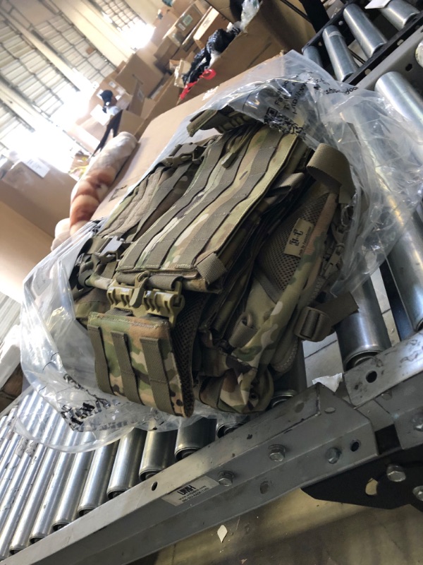 Photo 3 of Akmax.cn Military Modular Assault Vest System Compatible with 3 Day Tactical Assault Backpack, OCP Camouflage