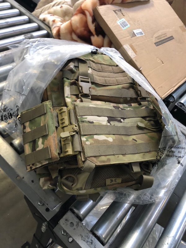 Photo 4 of Akmax.cn Military Modular Assault Vest System Compatible with 3 Day Tactical Assault Backpack, OCP Camouflage