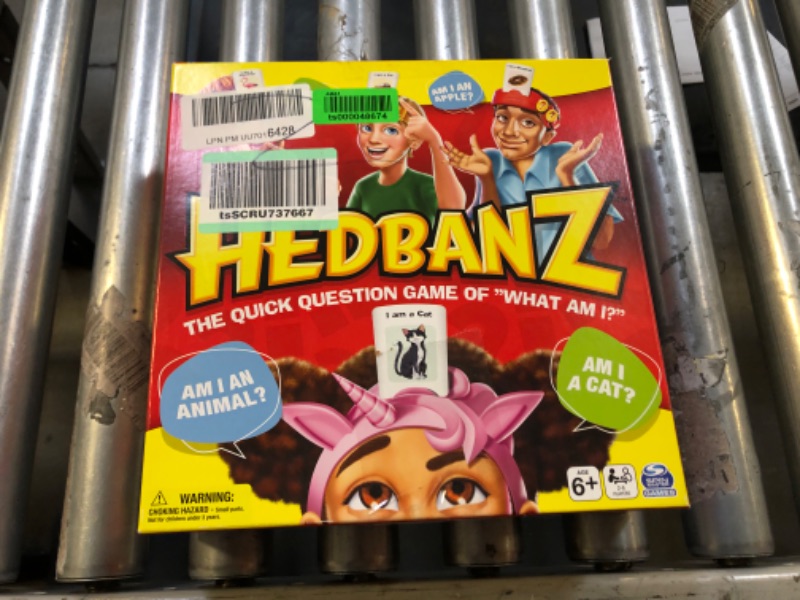 Photo 4 of Hedbanz Picture Guessing Board Game New Edition, for Families and Kids Ages 8 and up
