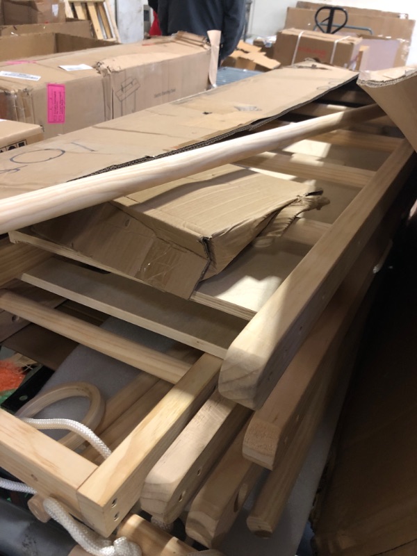 Photo 1 of 7-1 JUNGLE WOODEN PLAY SET --- BOX WAS DAMAGED = MISSING PARTS 