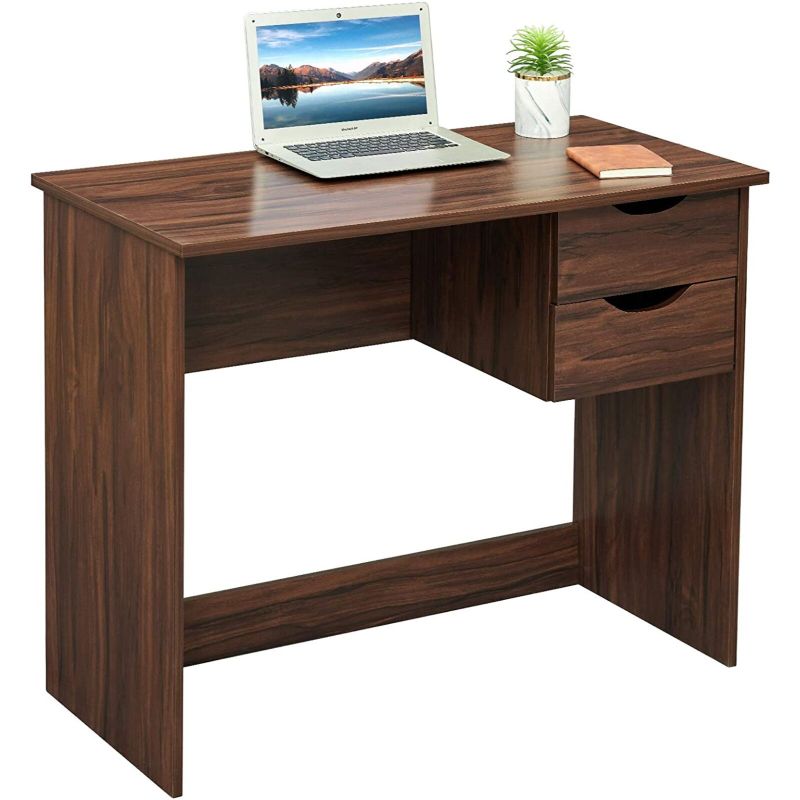 Photo 1 of Coavas Computer Desk w/ 2 Side Drawers For The Home Office, Black, 35"
Stock Photo for Reference. Color in Description and Live Photo