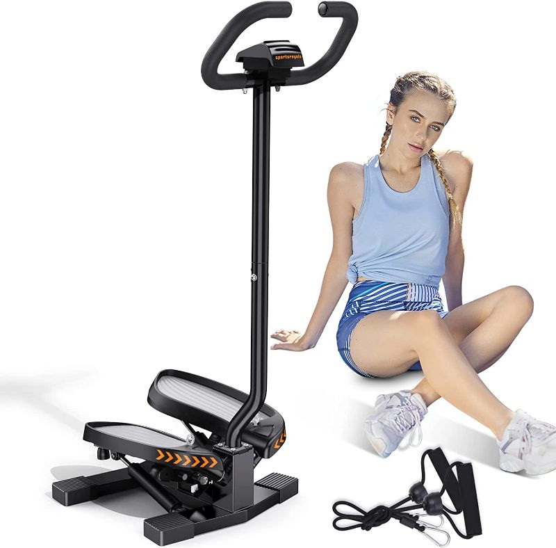 Photo 1 of Sportsroyals Stair Stepper with Resistance Band and Vertical Climber Exercise Machine for Home, More Than 300lbs Weight Capacity
