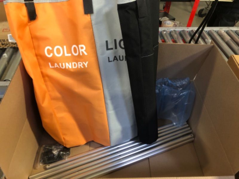 Photo 1 of 3 Bag Laundry Hamper