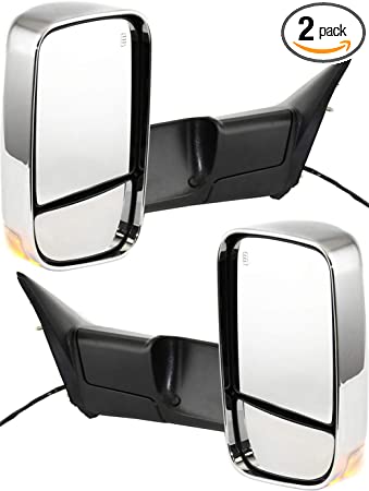 Photo 1 of Kool Vue Set of 2 Mirror Compatible with 2011 Ram 1500, 2011-2012 Ram 2500, Fits 2009-2010 Dodge Ram 1500 & 2010 Dodge Ram 2500 Driver and Passenger Side CH1320320, CH1321320