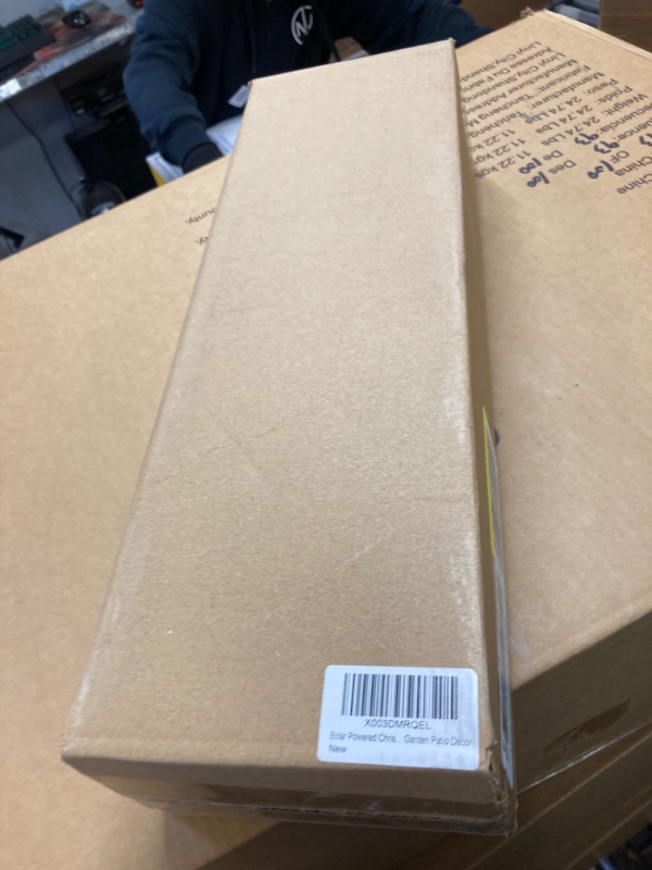 Photo 1 of Fcysy Solar Powered Christmas Lights Outdoor Waterproof Pathway Lights, FACTORY SEALED