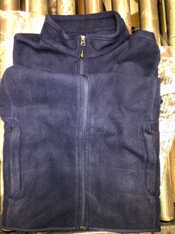 Photo 3 of Amazon Essentials Men's Full-Zip Polar Fleece Vest (Available in Big & Tall) Polyester Navy Medium