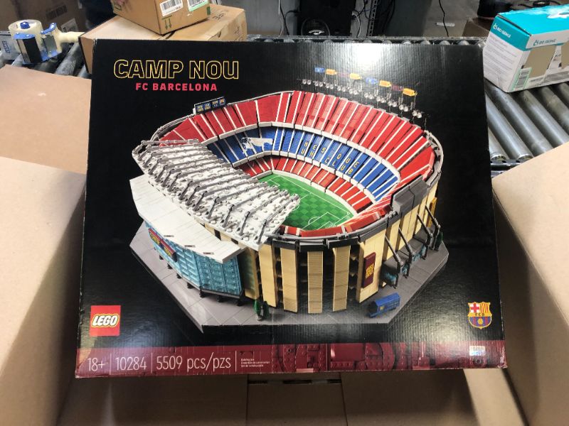 Photo 3 of LEGO Camp NOU – FC Barcelona 10284 Building Kit; Build a Displayable Model Version of The Iconic Soccer Stadium (5,509 Pieces)