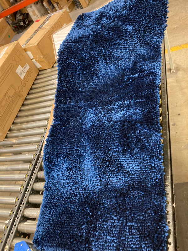 Photo 1 of 2FT X 5FT AREA RUG, NAVY SHAG