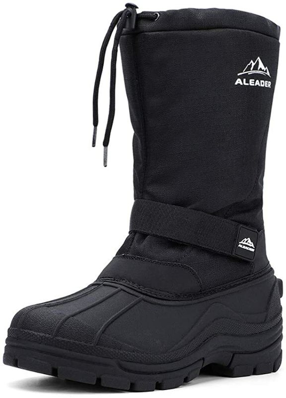 Photo 1 of ALEADER Men's size 10 Insulated Waterproof Winter Snow Boots
