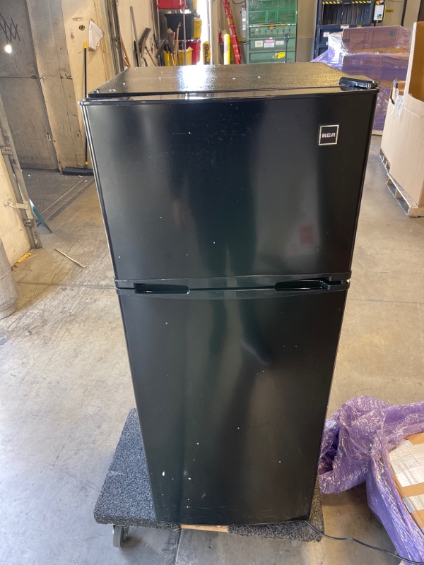 Photo 2 of 7.5 cu. ft. Mini Refrigerator in Black, DMG TO POWER CORD; UNABLE TO TEST 