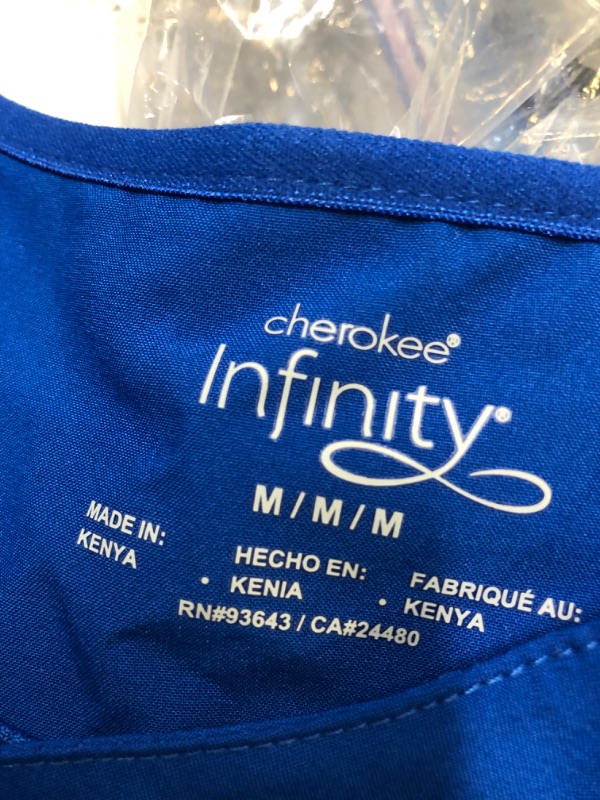 Photo 3 of Cherokee Infinity Women S Scrubs Top Round Neck 2624A MEDIUM
