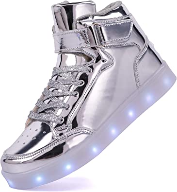 Photo 1 of  LED Light Up Shoes for Boys and Girls Cool USB Charging Flashing High-top Sneakers Child Unisex SIZE 15
DIRTY*****
