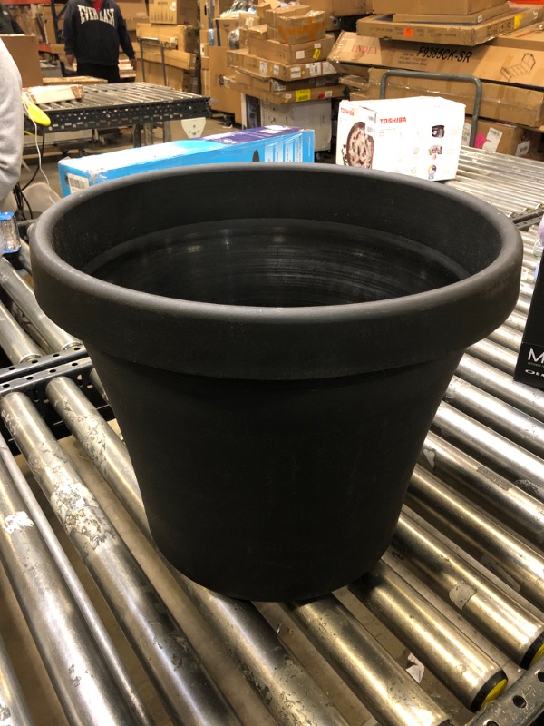Photo 1 of Bloem Terra Pot 16" Planter - Black