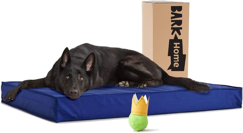 Photo 1 of 
Barkbox - Outdoor Dog Bed - Waterproof Dog or Cat Mattress Bed with Removable Cover - Platform Bed with Washable Cover, Durable, Portable - Indoor/Outdoor...
Size:X-Large
Color:Blue