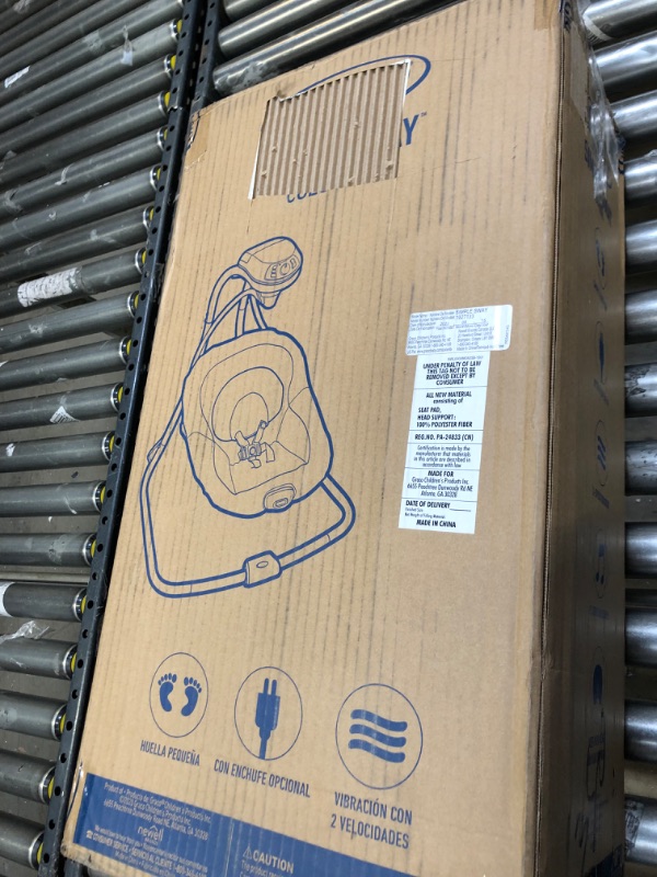 Photo 1 of Graco Simple Sway Abbington Baby Swing----COVER NEEDS TO BE WASHED