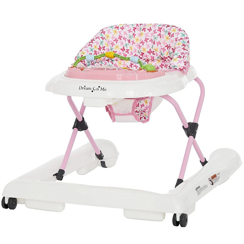 Photo 3 of 
Dream On Me 2-in-1 Ava Baby Walker, Easy Convertible Baby Walker, Walk Behind, Height Adjustable Seat, Added Back Support, Detachable Slate, Spring Pink
Color:Spring Pink
