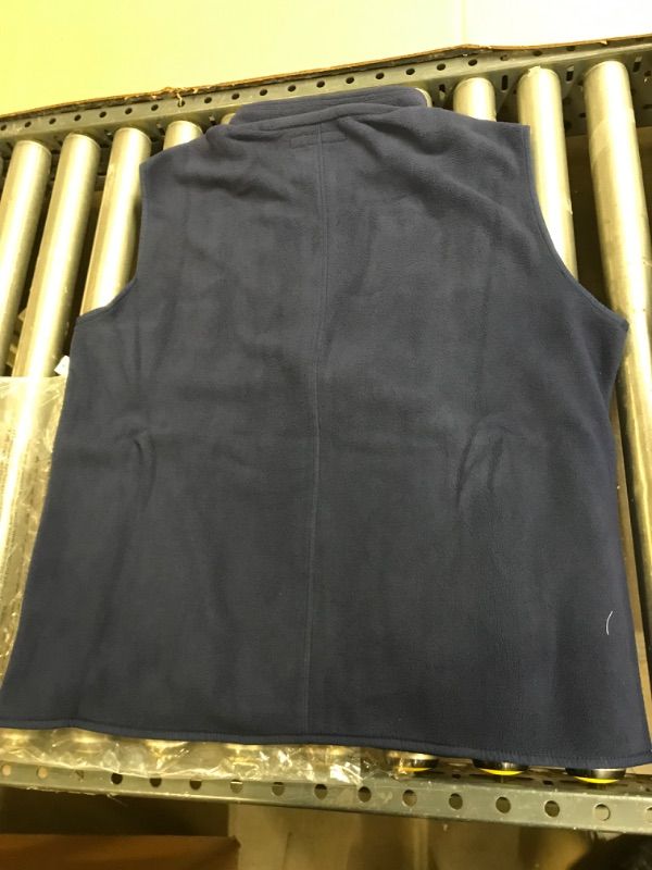 Photo 1 of Amazon Essentials Men's Full-Zip Polar Fleece Vest (Available in Big & Tall) Polyester Navy X-Large