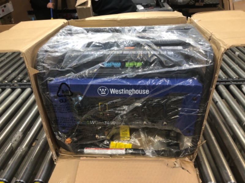Photo 2 of Westinghouse 4650 Watt Dual Fuel Portable Generator, RV Ready 30A Outlet, Gas & Propane Powered, CO Sensor, CARB Compliant 4650W Dual Fuel + CO Sensor Generator