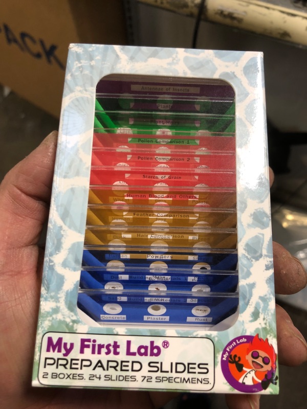 Photo 1 of My First Lab Mini Microscope for Kids  Prepared Microscope Slide Kit - Microscope Kit w/ 