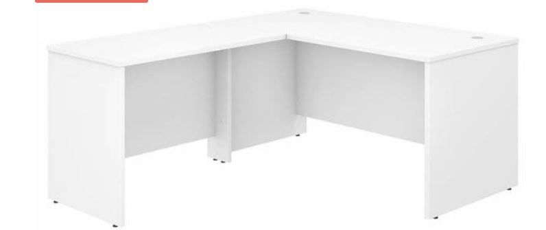 Photo 1 of bush furniture l shaped desk A60 WHITE