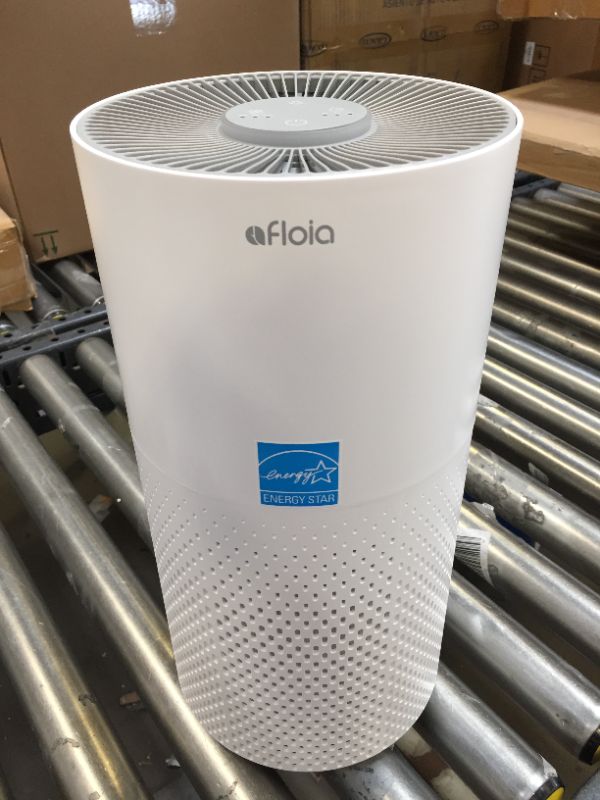 Photo 2 of Afloia Air Purifiers for Home Large Room Up to 1076 Ft², H13 True HEPA Air Purifiers for Bedroom 22 dB, Air Cleaners Dust Remover for Pet Mold Pollen, Odor Smoke Eliminator, Kilo White, 7 Color Light