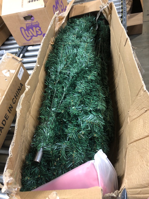 Photo 1 of 4ft Artificial Christmas Tree, Xmas Premium Spruce North Valley Holiday Small Hinged Pine Decorations Trees for Home Office Indoor Outdoor Decoration, w/ 240 Branch Tips Easy Assembly, Foldable Base 4 ft
