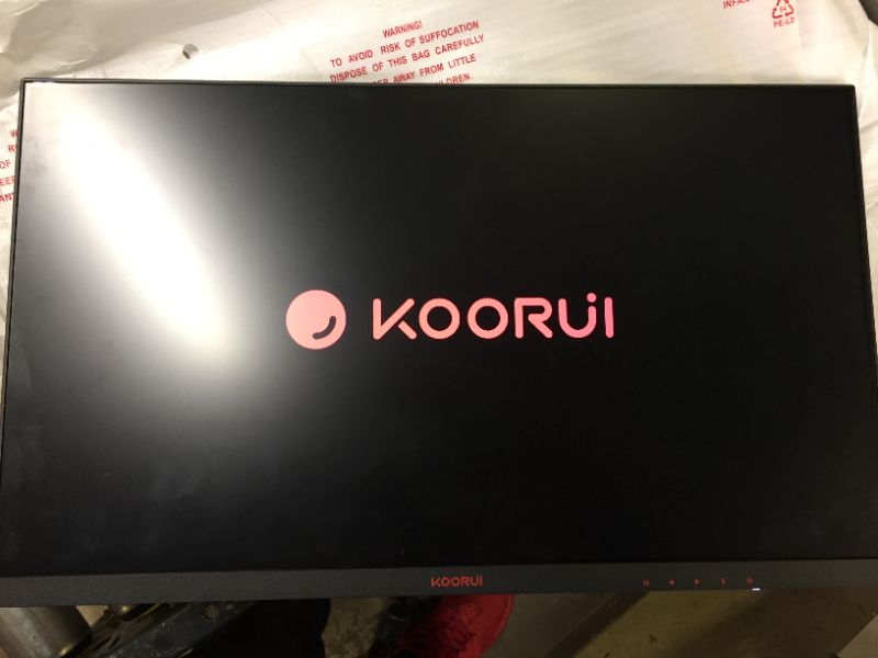 Photo 2 of KOORUI 24 Inch Computer Monitor -FHD 1080P Gaming Monitor 165Hz VA 1ms Build-in FreeSync™, Compatible G-sync, LED Monitors with Ultra-Thin, HDMI X2 /DP, VESA Compatible, Tilt Adjustable, Eye Care 24E4
