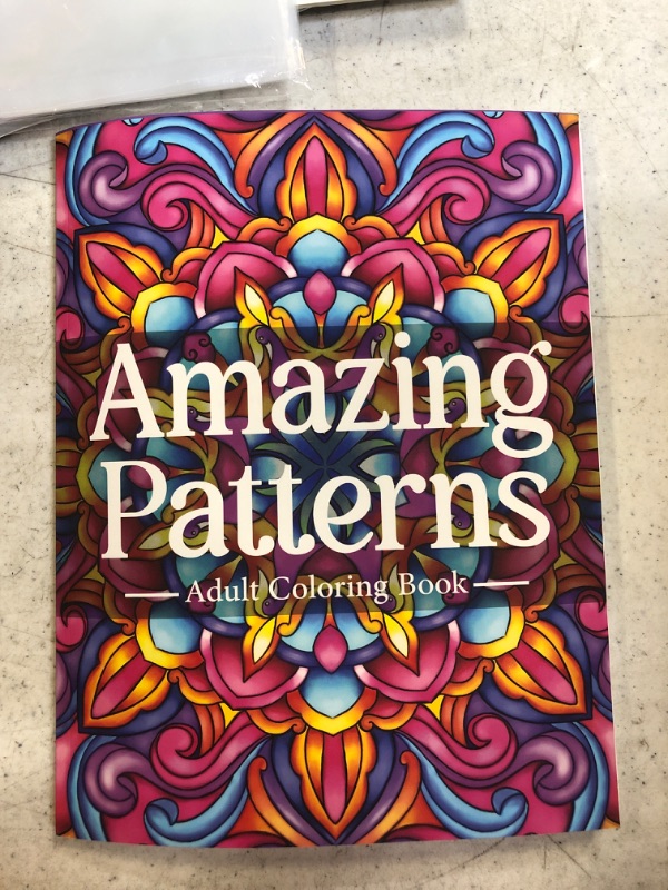 Photo 1 of Amazing Patterns Adult Coloring Book