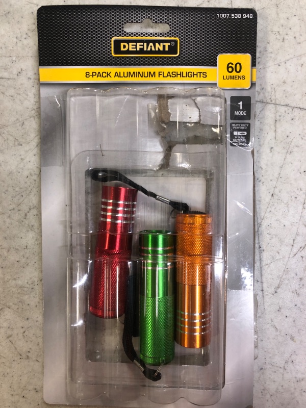 Photo 2 of 60 Lumens Aluminum Flashlight (8-Pack)