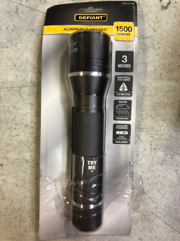 Photo 2 of 1500 Lumens LED Slide-to-Focusing Aluminum Flashlight
