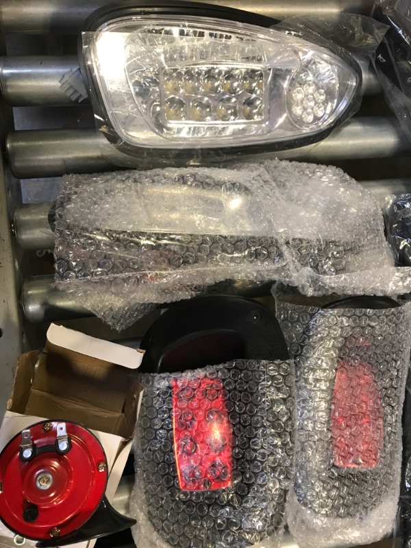 Photo 3 of 10L0L Golf Cart LED Headlights and Tail Light Kits for EZGO RXV 08-15 Gas & Electric Carts, 12V Street Legal Lights Kit With Turn Signal Wiring Harness (NOT Fit 2016+ RXV II)

