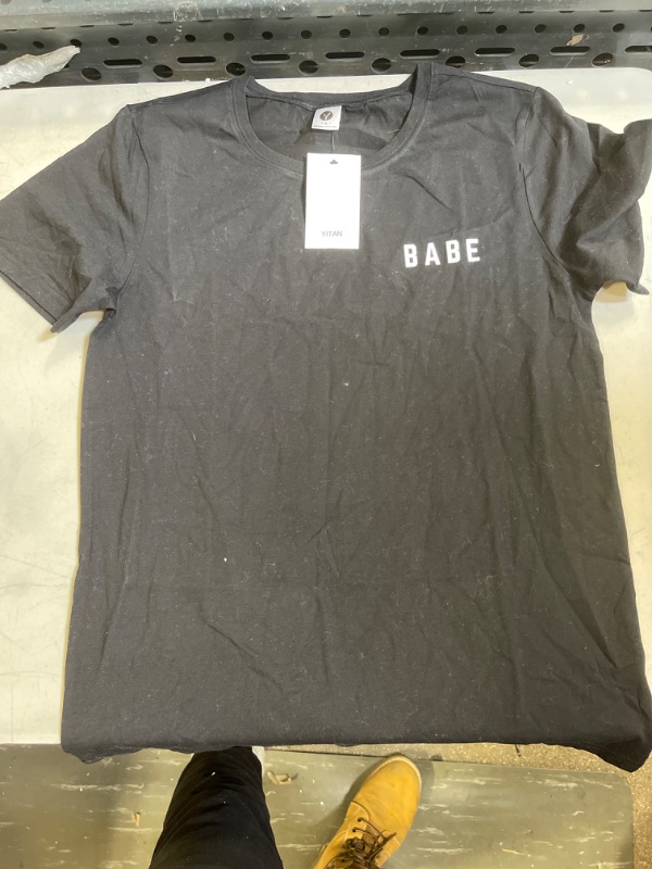 Photo 1 of BLACK, BABE T-SHIRT, SIZE M