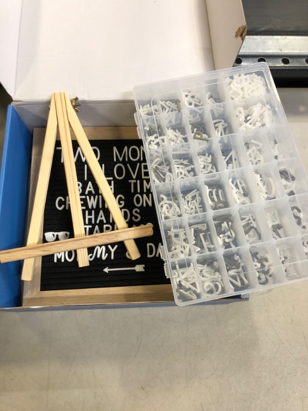 Photo 1 of Letter Felt Board With Stand