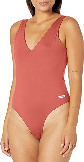 Photo 1 of Calvin Klein Jeans V-Neck Bodysuit
X-LARGE, TERRACOTTA COLOR