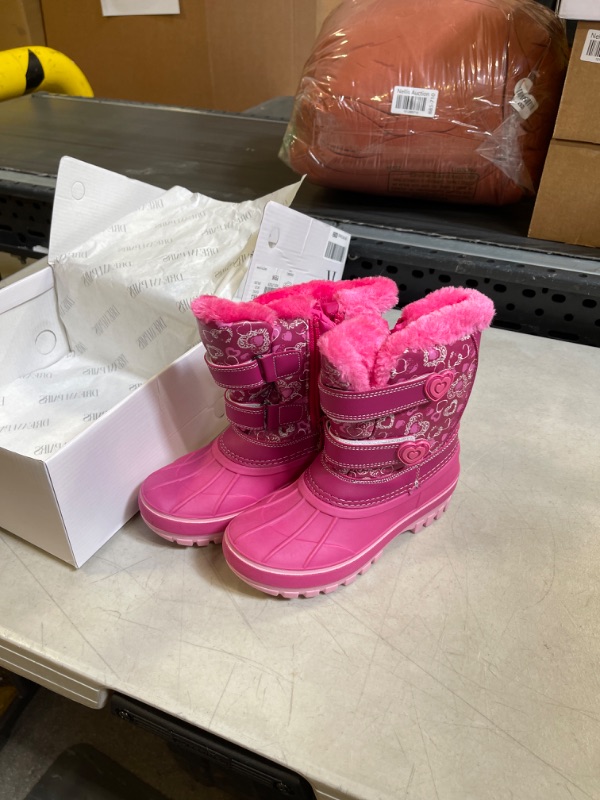 Photo 1 of Girl/Kids Snow/Rain Boots, Pink, Size 1