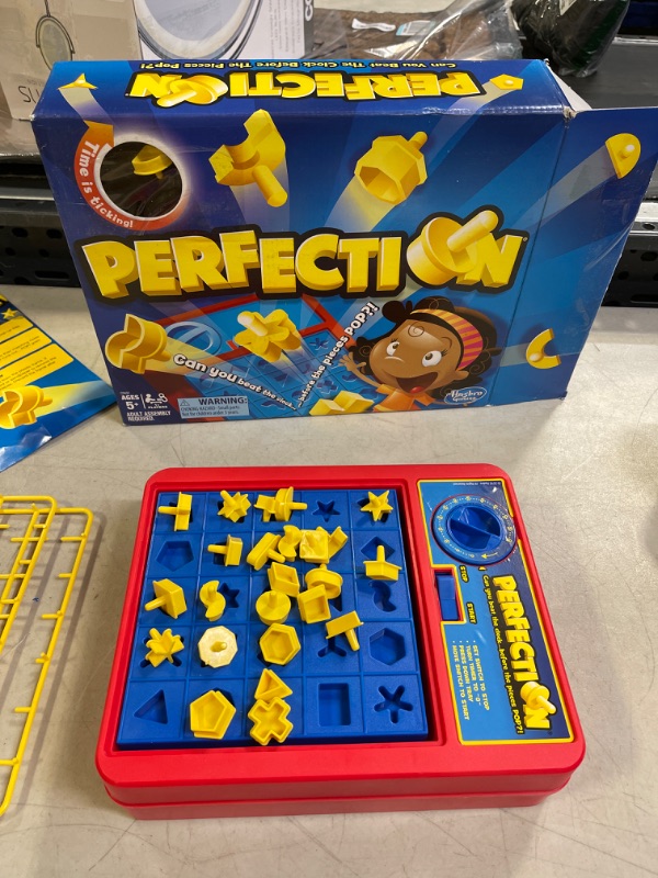 Photo 2 of Hasbro Gaming Perfection Game, Multicolor Original version