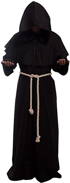 Photo 1 of Friar Medieval Hooded Monk Renaissance Priest Robe Costume Cosplay
SIZE XL