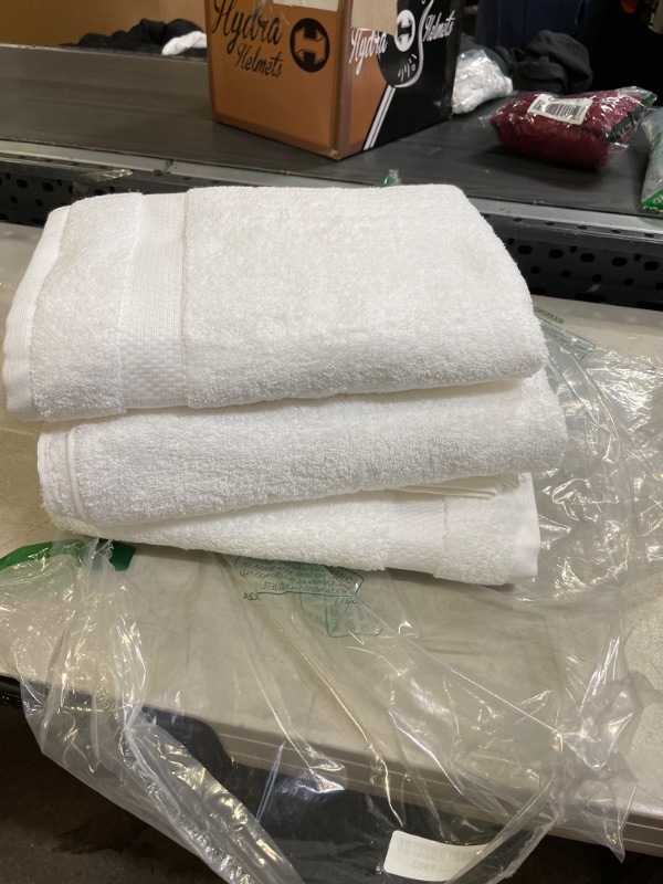 Photo 1 of 3 WHITE TOWEL, SUPER SOFT