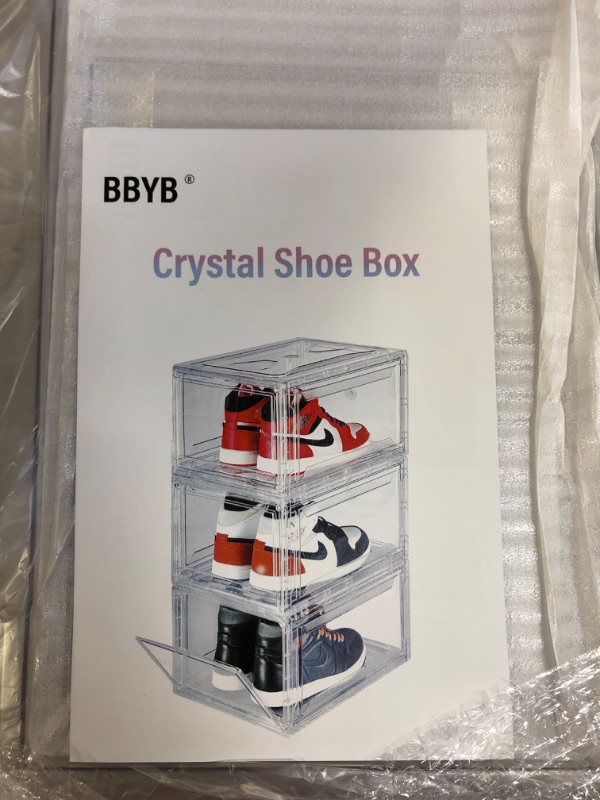 Photo 1 of 3pack --Clear Shoe Box 