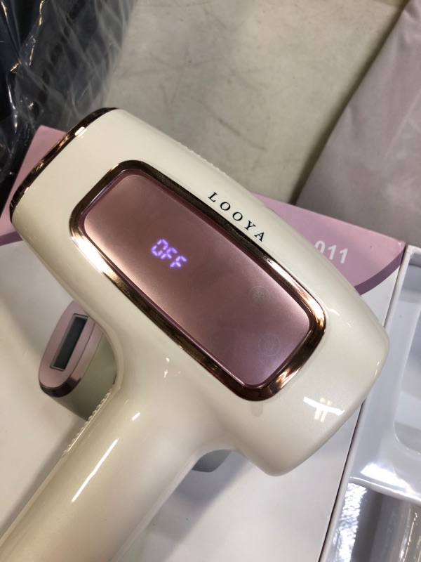 Photo 2 of  Looya Ipl Light Pulsed Woman LED Touch Epilator 5 Levels Pulses