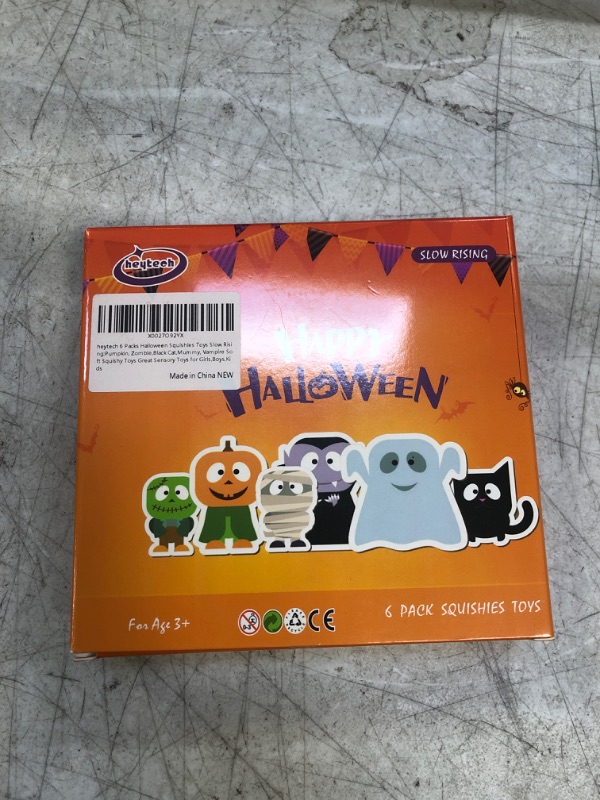 Photo 2 of heytech 6 Packs Halloween Squishies Toys Slow Rising: Gift Box Includes Spooky